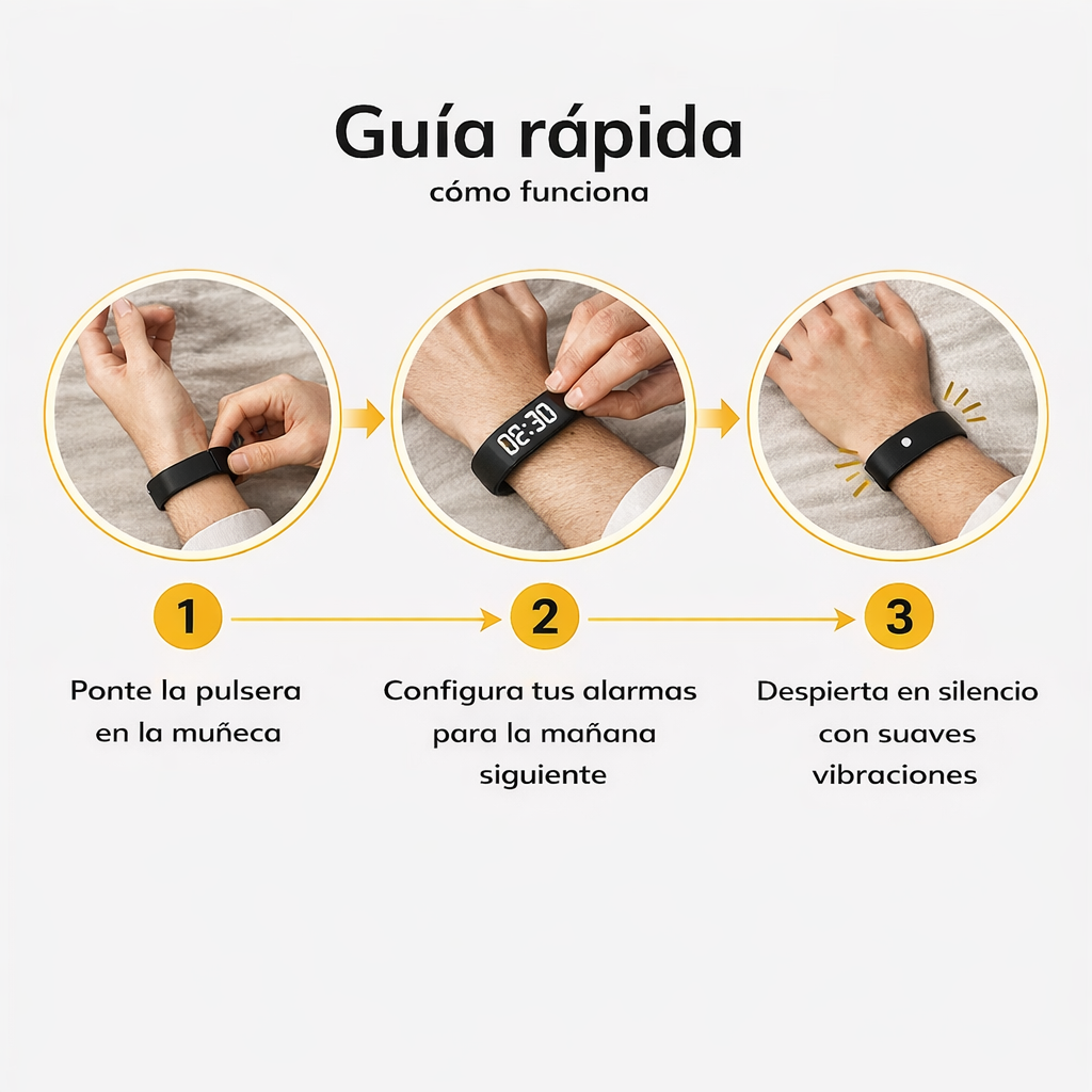 NUMA: Pulsera Despertador con Vibración